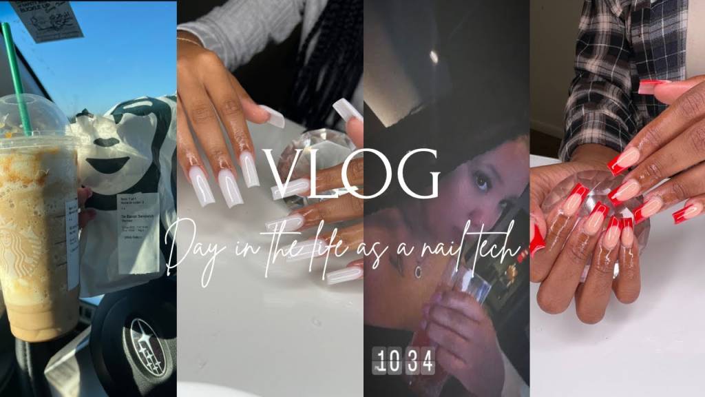 Day in the life of a nail tech 💅 ||vlog
