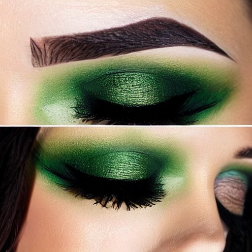 #makeup instagram green smokey eye