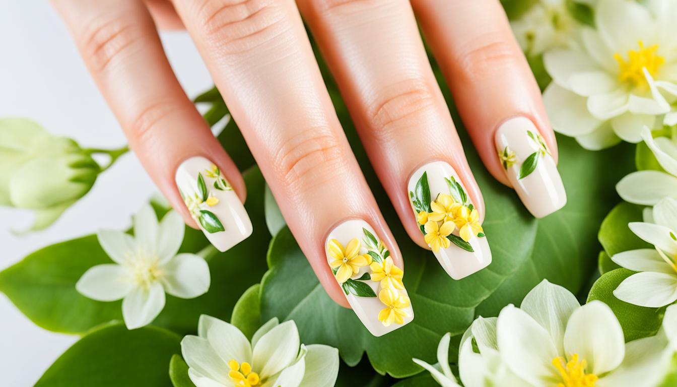 Butter nail manicure