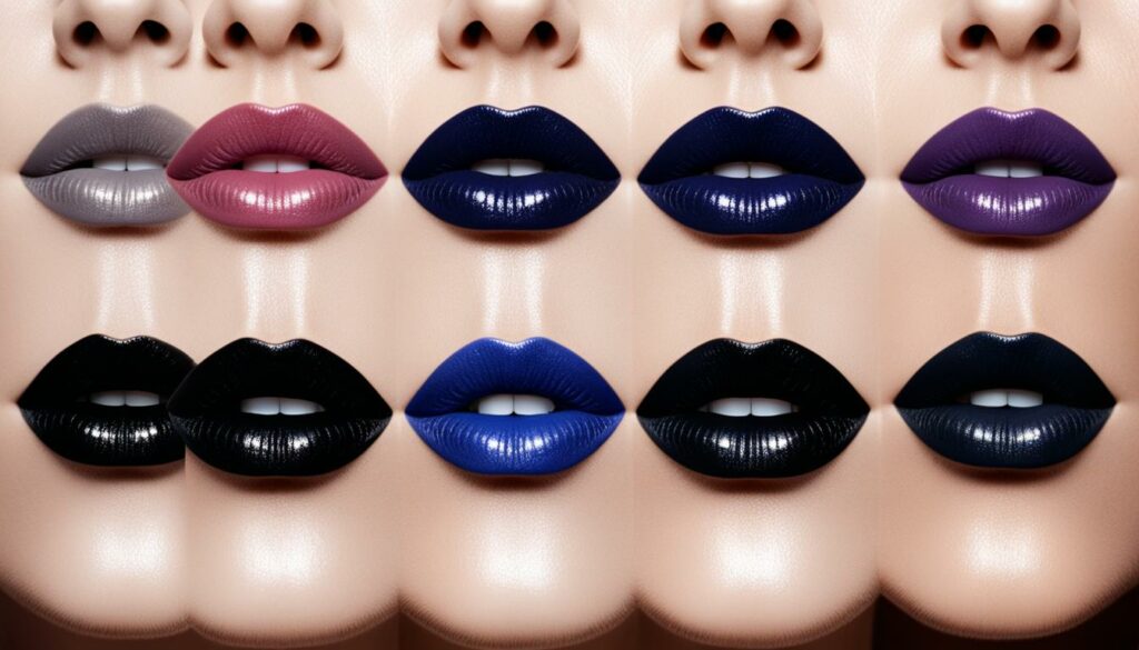 black lipstick shades