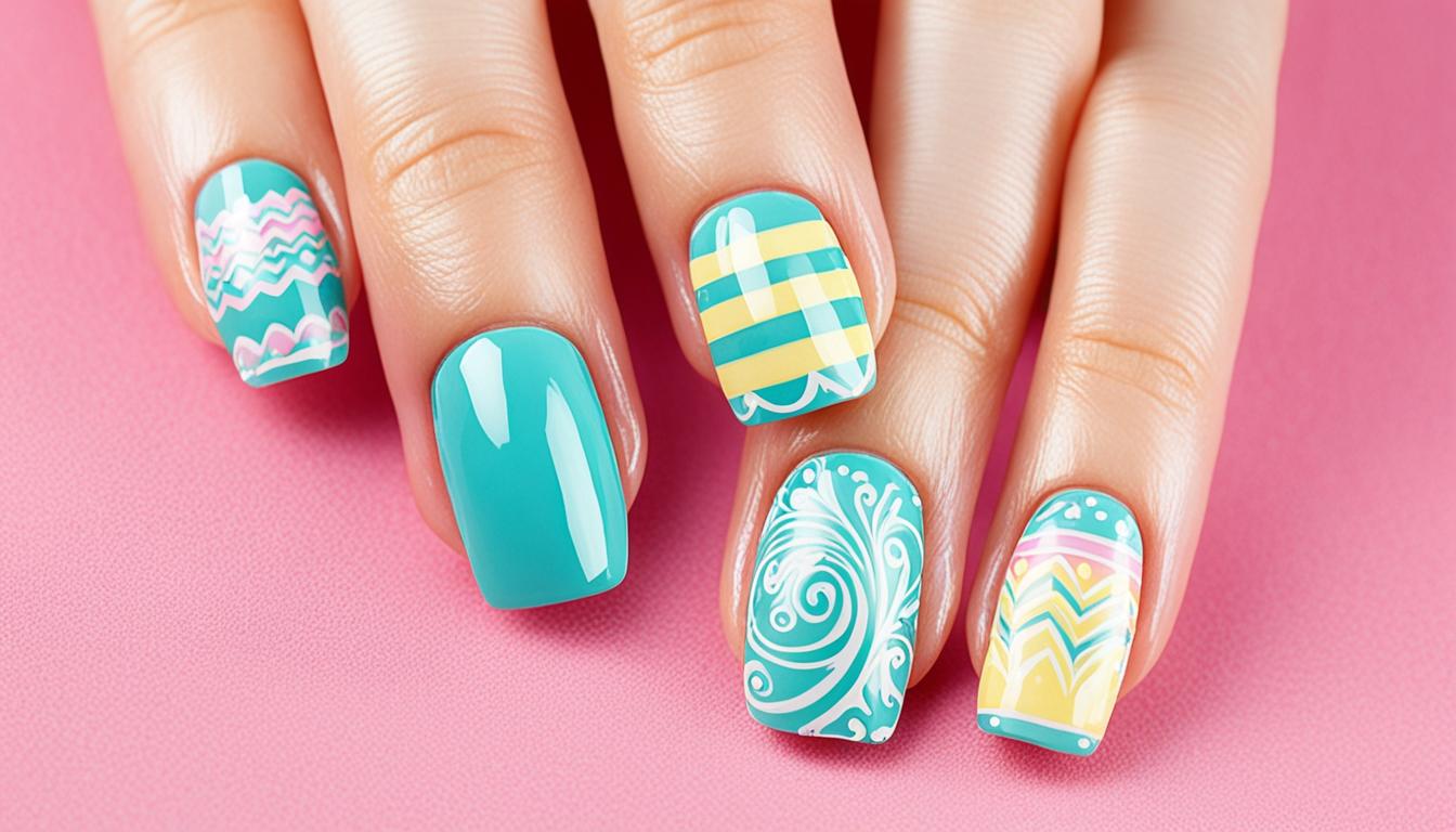 Easter egg nails: chic spring manicure ideas