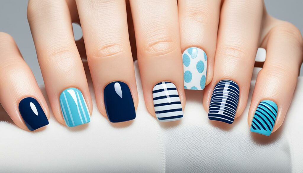 Blue nail designs