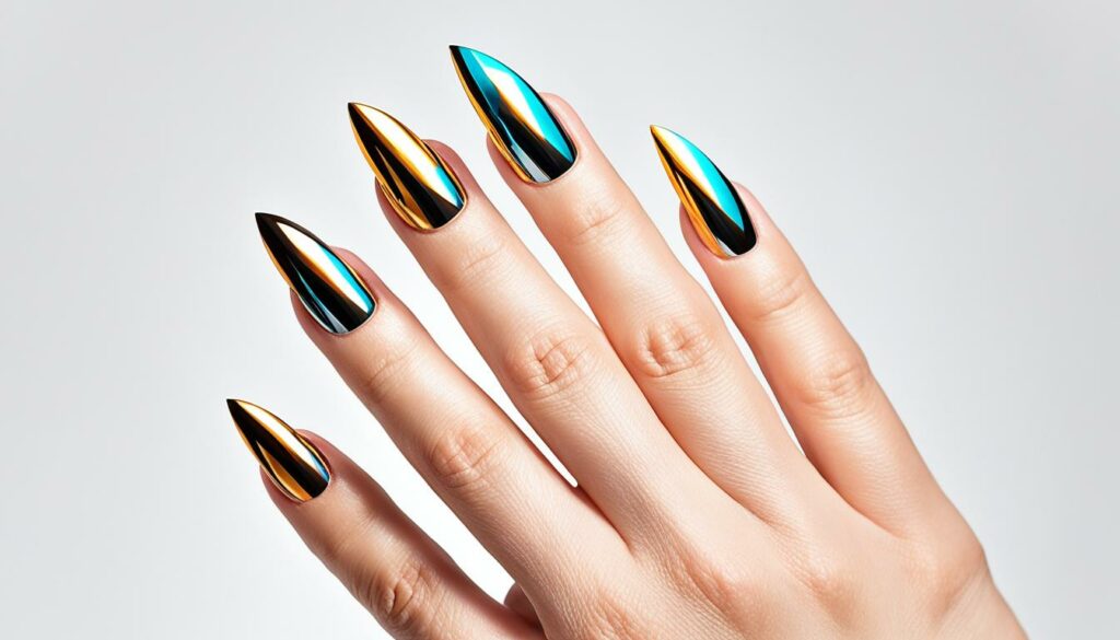 Chrome nails